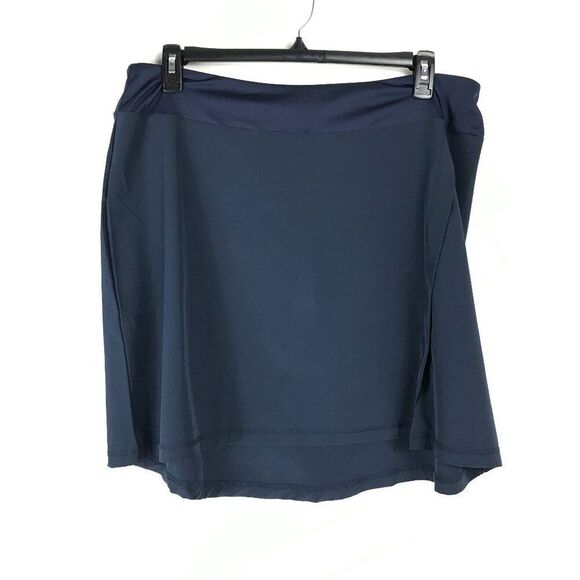 Louis Garneau Barcelona Skirt Women's Plus Size XXL Navy Pull-On Stretch Active - Picture 1 of 6